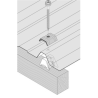 Vis pour fixation Bac Acier 6.3 x 100 Rouge 8012 pour support bois /100 pièces