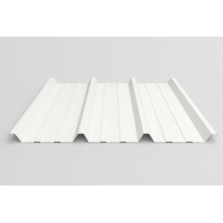 Bac acier blanc 4 ondes 0,45 mm – 1er prix toiture