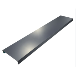 Couvertine acier plate RAL 7016 – Finition muret ou clôture