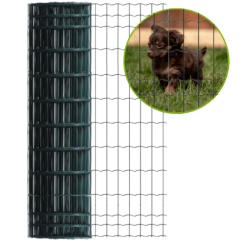 Grillage soudé vert 100x50 – Rouleau 25 m | Cloture Métal