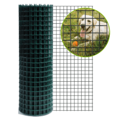 Grillage soudé vert 50x50 – Fil 3 mm – Rouleau 25 m | Cloture Métal