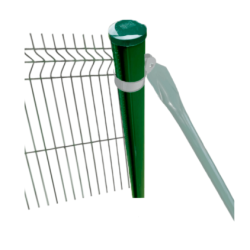 Poteau rond Quick Fix – Pose rapide pour grillage | Cloture Métal