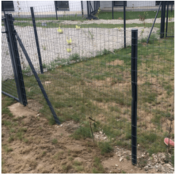 Poteau rond Quick Fix – Pose rapide pour grillage | Cloture Métal