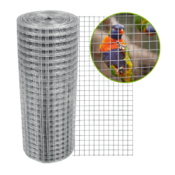 Grillage volière soudé galvanisé – 1 m x 25 m | Cloture Métal
