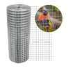 Grillage volière soudé galvanisé – 1 m x 25 m | Cloture Métal