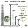 Grillage à mouton galvanisé 100 m – Clôture élevage | Cloture Métal