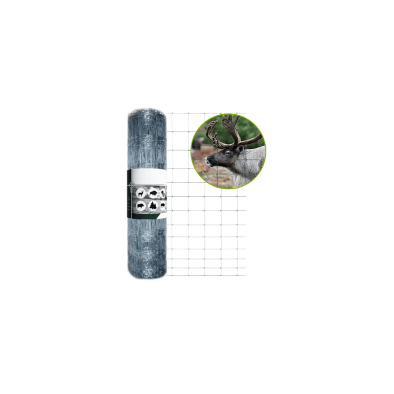 Grillage à nœuds fixes galvanisé – rouleau 100 m | Cloture Métal