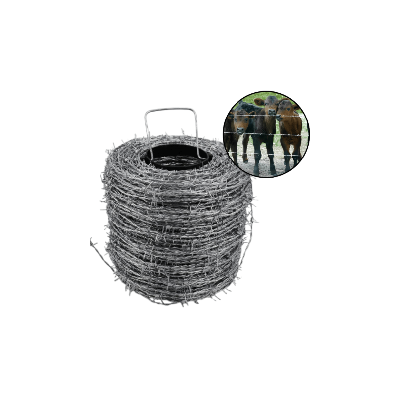 Fil barbelé galvanisé 100 m / 200 m / 500 m – agricole et pro | Brico Métal