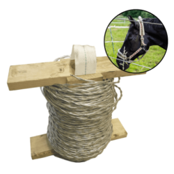 Fil lisse galvanisé chevaux – Rouleau 200 m | Clôture équine sécurisée