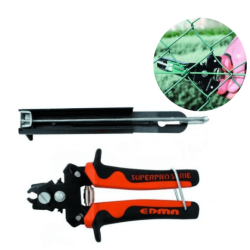 Pince à agrafes EDMA avec chargeur – agrafes n°20 | Outil fixation grillage
