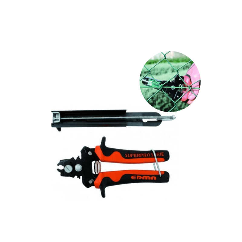 Pince à agrafes EDMA avec chargeur – agrafes n°20 | Outil fixation grillage