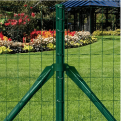 Agrafes pour poteau rond QuickFix (x100) | Fixation clôture