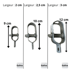 Tendeur de grillage vert ou gris – Mise en tension fil de clôture | Brico Métal