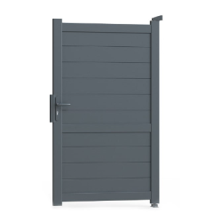 Portillon Aluminium Magnolia Gris 1m x 1m70 | Clôture Metal