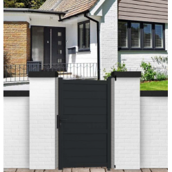 Portillon Aluminium Magnolia Gris 1m x 1m70 | Clôture Metal