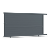 Portail Coulissant Aluminium Magnolia Gris 3m50 ou 4m00 | Clôture Metal