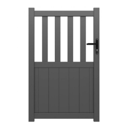 Portillon Aluminium Samantha Gris 1m00 x 1m60 | Clôture Metal