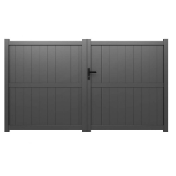 Portail Aluminium Felicia Gris 3m00 x 1m70 | Clôture Metal