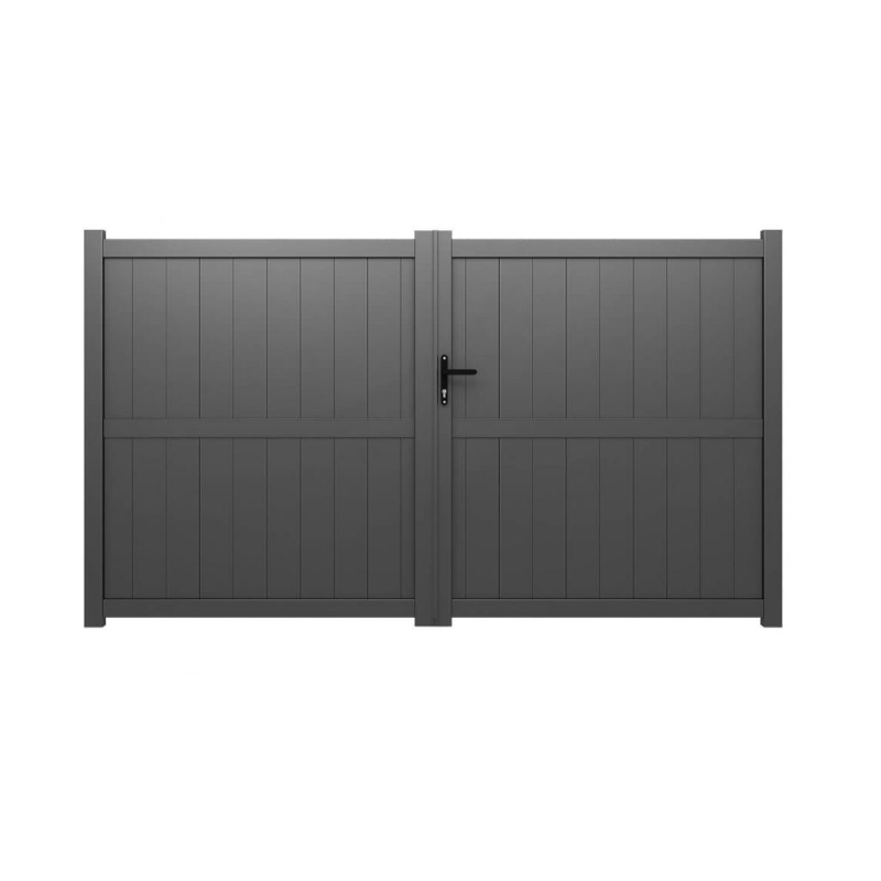Portail Aluminium Felicia Gris 3m00 x 1m70 | Clôture Metal