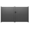 Portail Aluminium Felicia Gris 3m00 x 1m70 | Clôture Metal