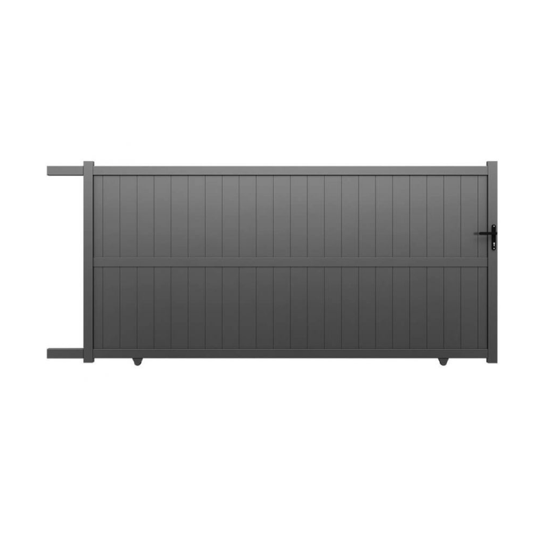 Portail Aluminium Felicia Gris 3m50 x 1m70 | Clôture Metal