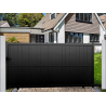 Portail Aluminium Felicia Gris 3m50 x 1m70 | Clôture Metal