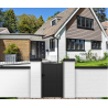 Portillon Aluminium Félicia Gris 1m00 x 1m70 | Clôture Metal