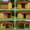 Tôle bac acier 4 ondes – toiture éco abri ou carport