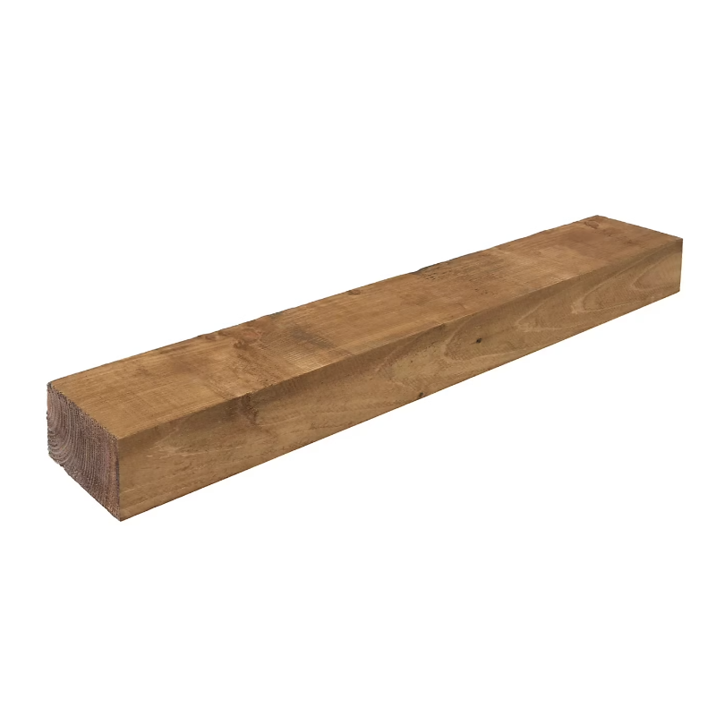 Traverse paysagère chêne 2,60 m — section 100×200 mm