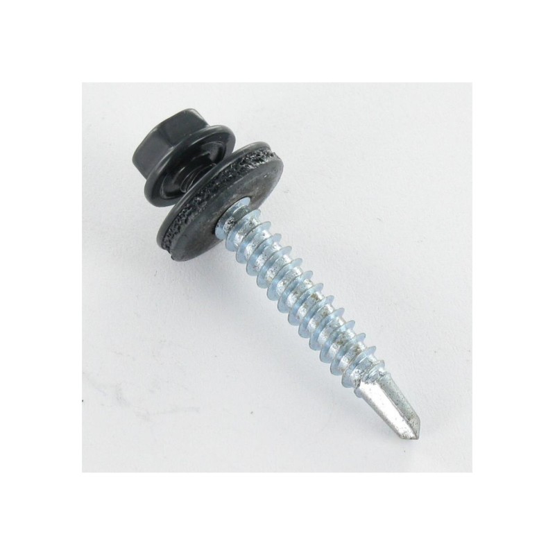 Vis auto-perceuse 4,8×38 mm avec rondelle d’étanchéité Vis auto-perceuse 4,8×38 mm avec rondelle d’étanchéité