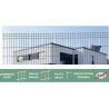 Grillage rigide pro 5/5 mm – panneau acier 2,50 m